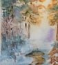 Spring in the woods - Original Watercolour Art - Image 4