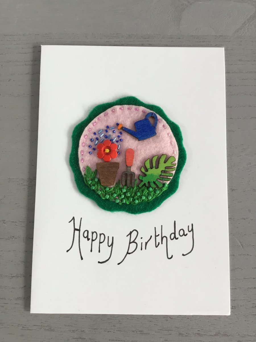 Gardening Birthday Card