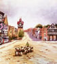 Ledbury. Herefordshire. Signed Special Edition Print  - Image 2