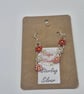 Blooming with Charm – Handmade Sterling Silver 3 Daisy Earrings - Image 5
