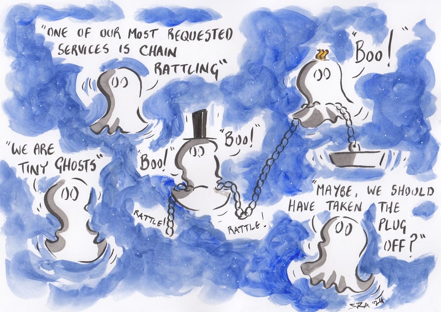 'The Chain Gang' an A4 sized original artwork