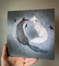 Fox With The Celtic Morrigan Original Art Print - Image 2