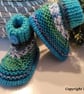 Gender Neutral Booties -Shoes 0-6 months size  - Image 2