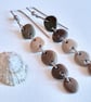Long pebble earrings - Image 3
