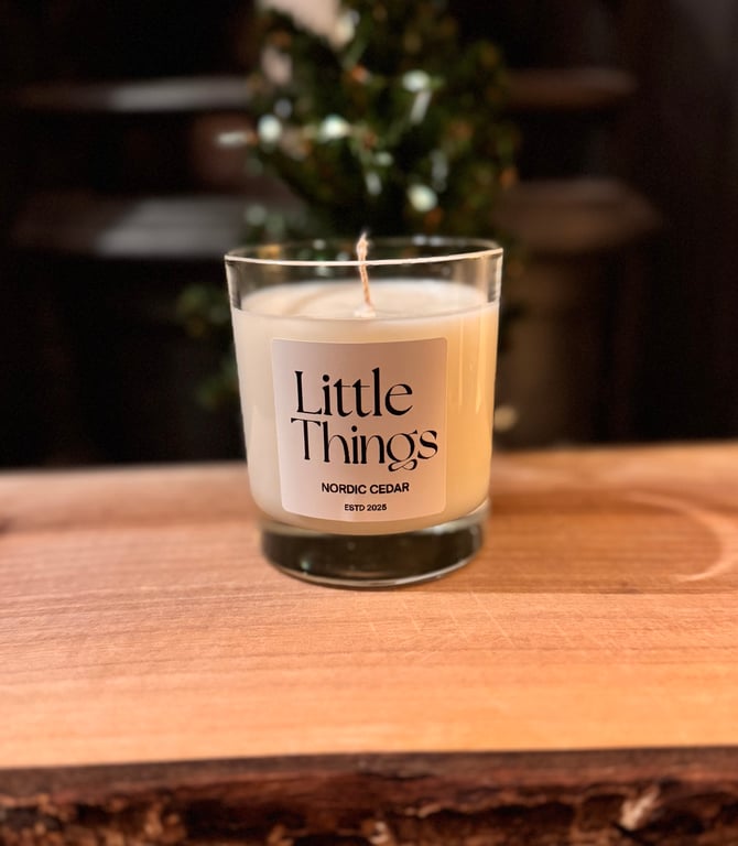 Nordic Cedar Soy Wax Candle 300g