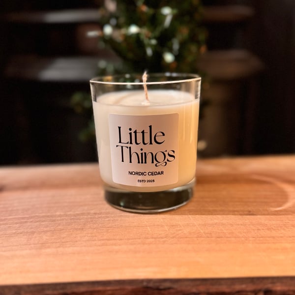 Nordic Cedar Soy Wax Candle 300g