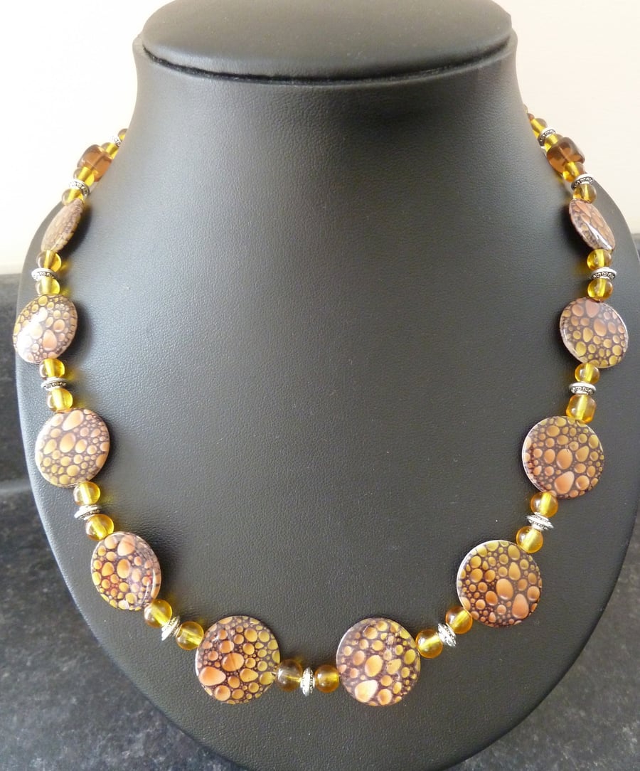 sale golden rain necklace 