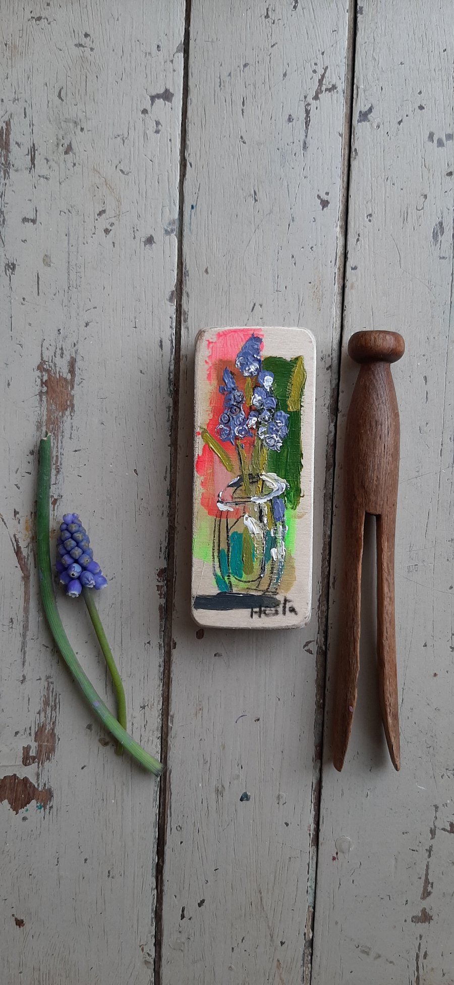 Tiny flower painting 