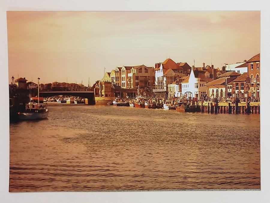 Perfectly Imperfect – Weymouth Harbour 12x8 Wall Art Print, Dorset