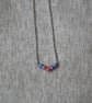 Sapphire Illumine, Fuchsia Illumine & Padparascha Illumine Swarovski Chain Style - Image 2