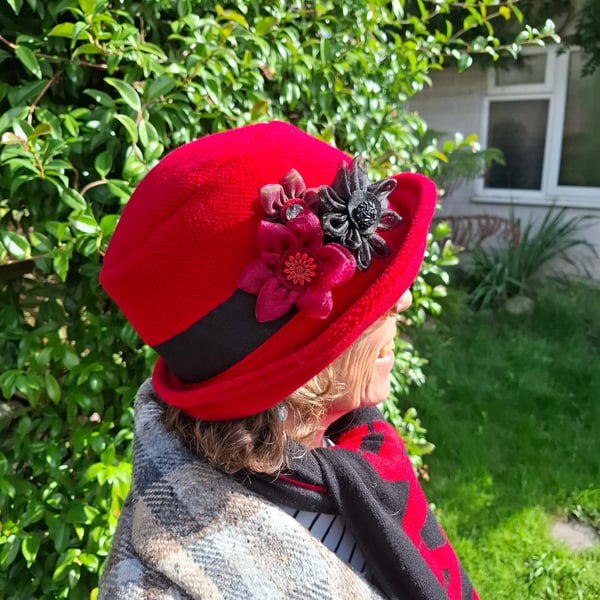 Winter Wool Vintage Style Ladies Hat