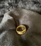 Resin ring with black and gold - Image 3