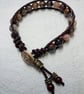 Leather Beaded Wrap Bracelet  - Image 2