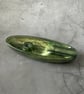 Resin Pen Holder - Green Desk Pen Rest - Office Accessory - Image 2