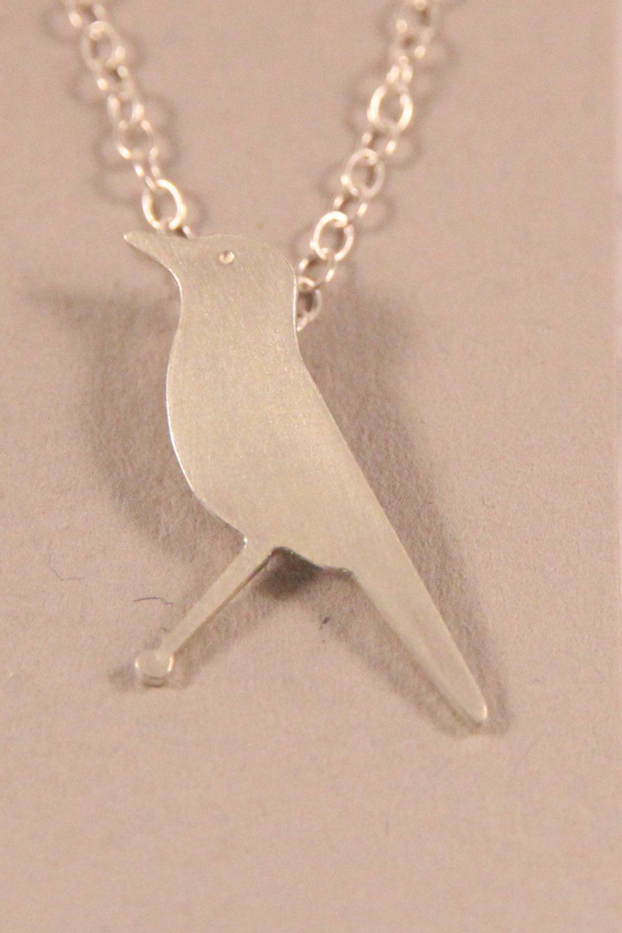 Silver Necklace Bluethroat