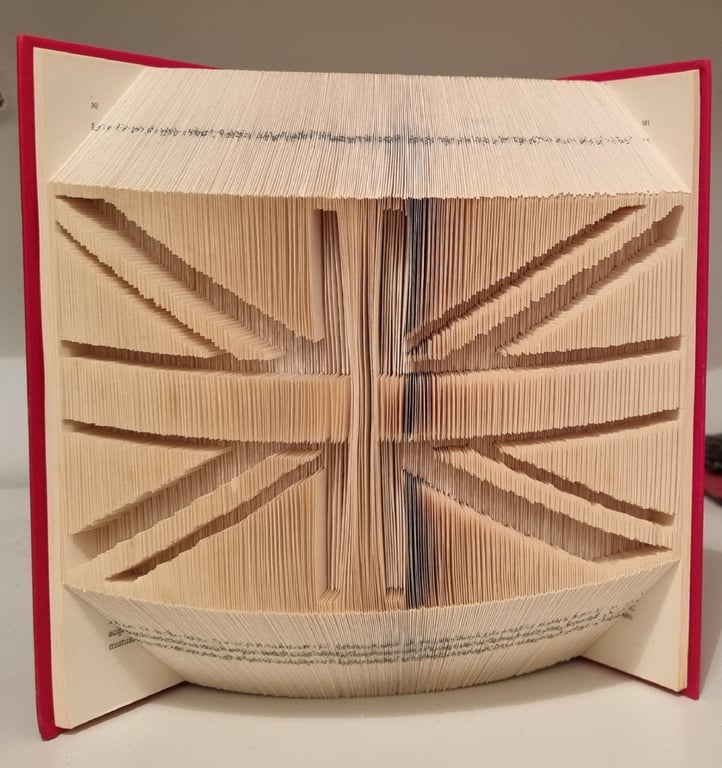 Union Flag COMBI 2 Book Folding Pattern - EMAILED PDF PATTERN