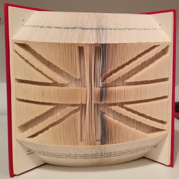 Union Flag COMBI 2 Book Folding Pattern - EMAILED PDF PATTERN