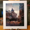Custom Listing for BrianJohn Aitken. Rutherglen Town Hall 8 x10 mounted in 10x12