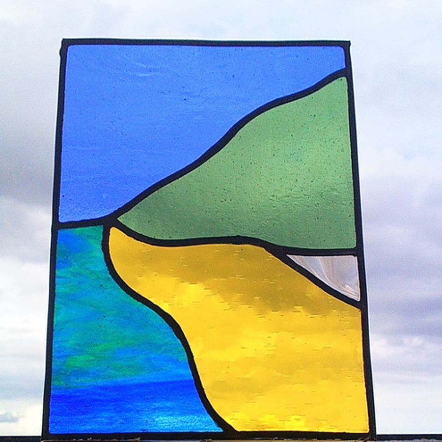 Cromer Cliffs, Stained Glass Panel
