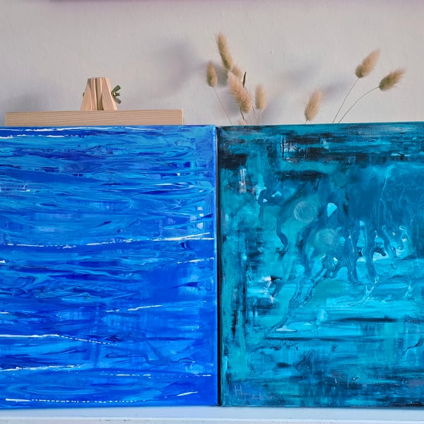 Blues brothers - original duo - each 30cm x 30cm 