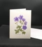 Geranium greetings card - Image 1