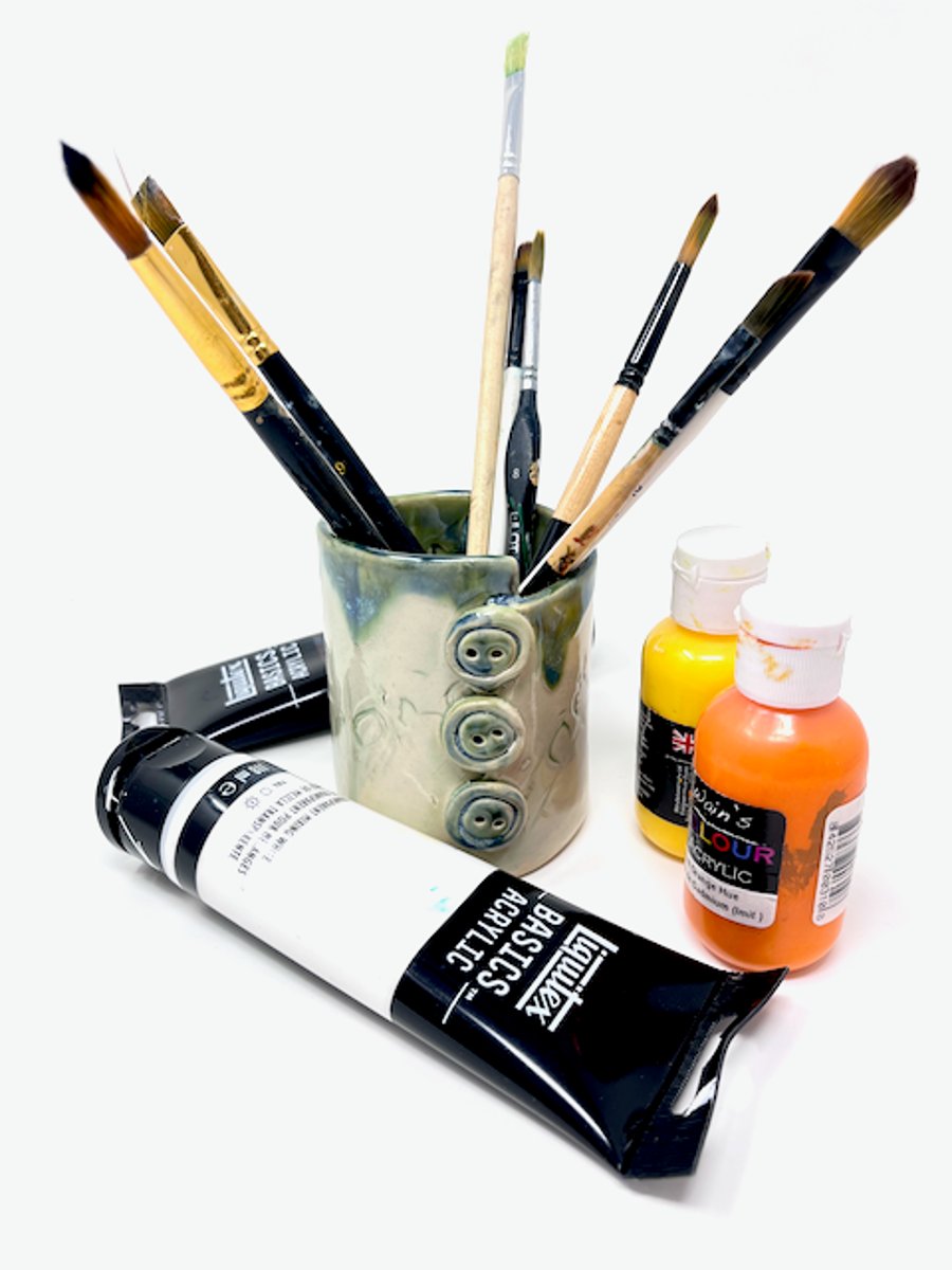 Handcrafted Ceramic Multi-Use Desk Tidy