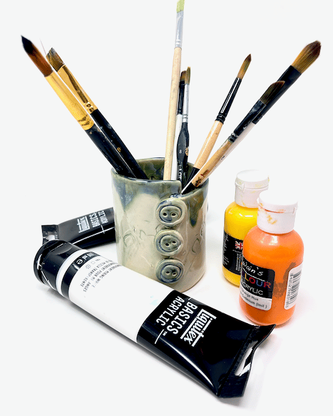 Handcrafted Ceramic Multi-Use Desk Tidy