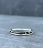 Gold Ebb and Flow Ring, freeform ring, mixed metals , wavy ring, oxidised ring,  - Image 5