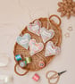 Personalised Liberty Heart Decoration