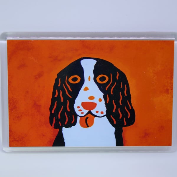 ORANGE DOG FRIDGE MAGNET