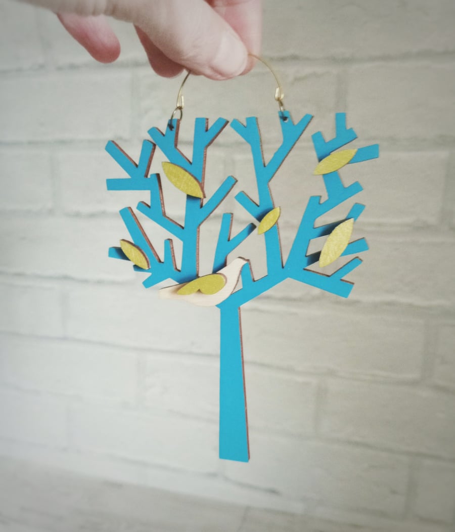 Bird in a Tree Decoration, Keepsake Decoration