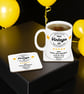 Personalised Mug & Coaster - Vintage Birthday Design