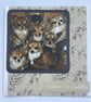 Sending you cuddles Chihauhau puppies greetings card