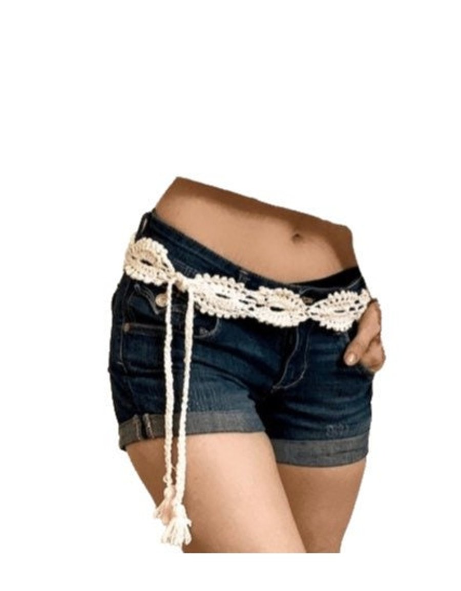 CUTE SUMMER BELT, Pure Cotton Belt, Fashion Adjustable Model Jeans Belt, Girly C