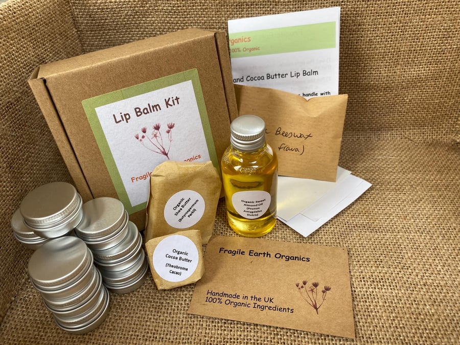 Make Your Own Organic Lip Balm Kit