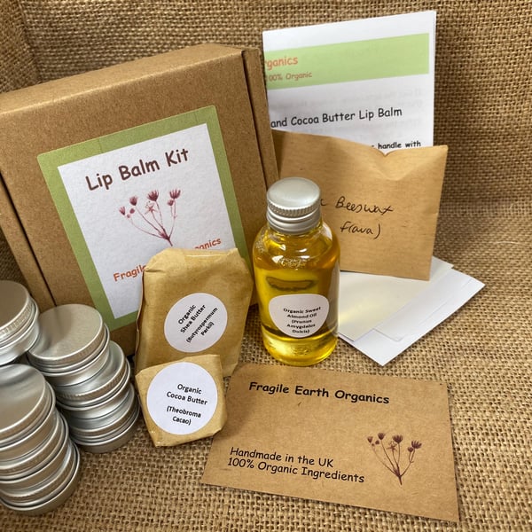 Make Your Own Organic Lip Balm Kit