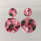 Oh Cherry double drop earrings 