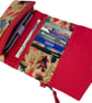 Clutch bag wristlet for phone and cards cash, small phone bag, faux leather conc - Image 2