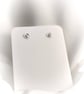 Sterling silver disc studs - Image 2