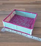 Desk tray for small items - pastel colours with magenta edging - Image 2