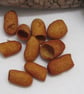 10 Onion Golden Brown Naturally Dyed Silk Cocoons - Image 4