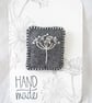 Brooch - Felt and Embroidered Seedhead - Image 3