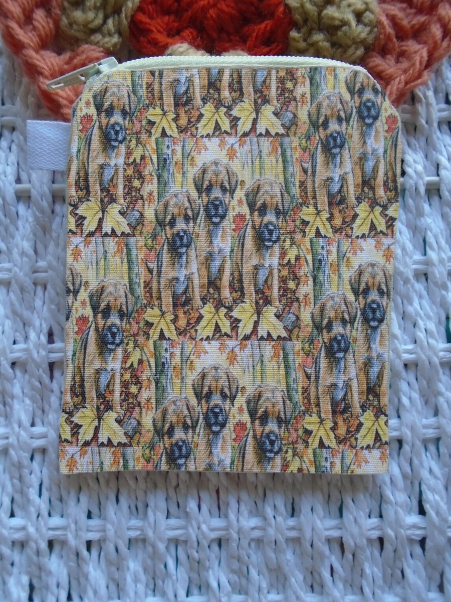 Border Terrier Coin Purse or Card Holder 