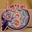 Ghost Spidey Gwen Birthday Cake Topper Spiderman
