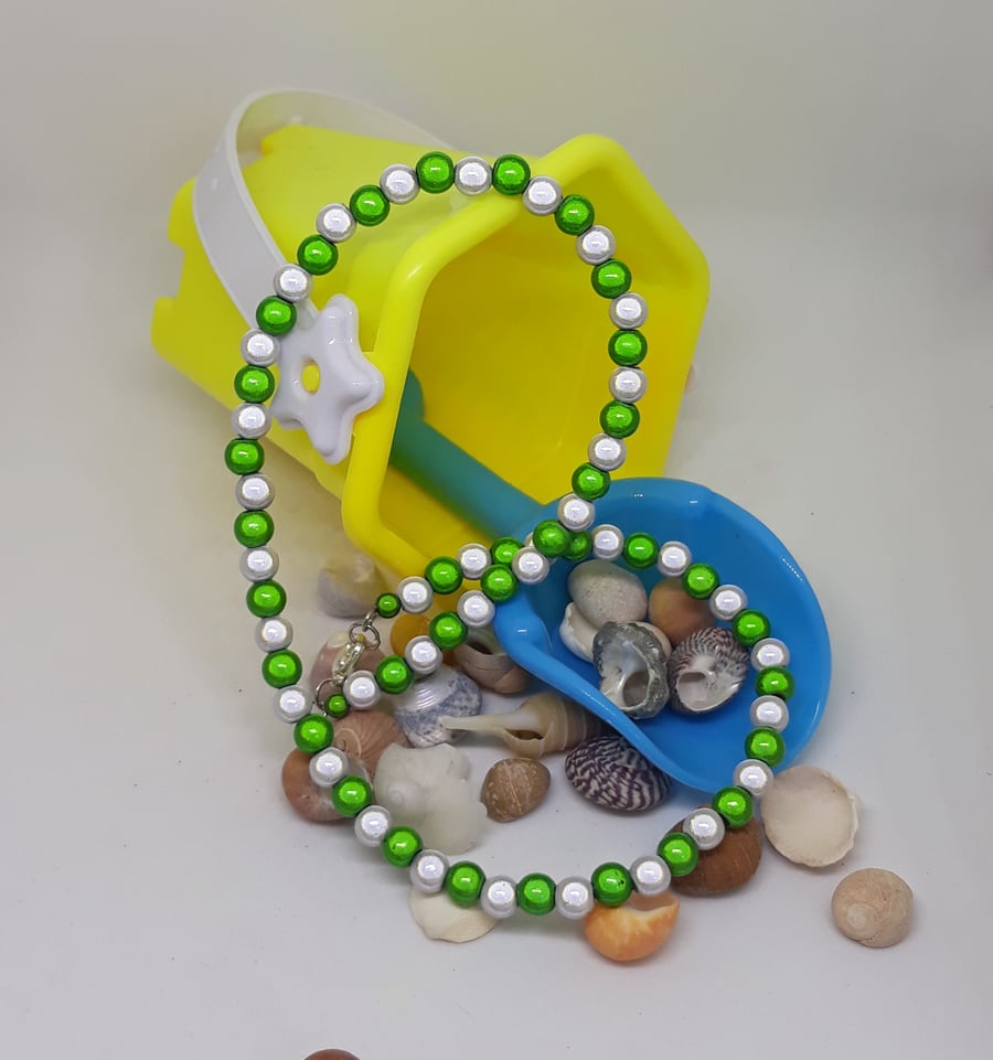 NL04 - Miracle bead necklace 16"