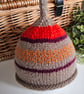 Designer  Baby Knotted Fairisle Hat 3-9 months size  - Image 5