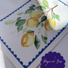 Watercolour Lemon Painting A4 