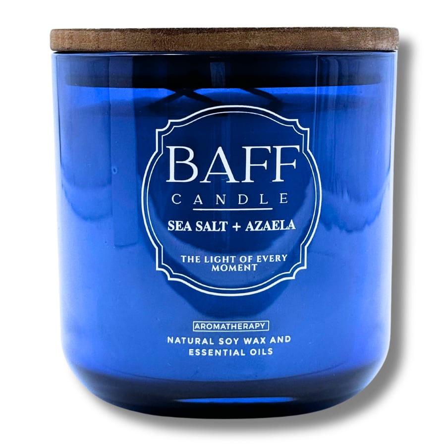 Sea Salt Azalea Soy Wax Luxury Candle