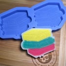 Fairytale Bookstack Wax Melt Silicone Mold for Wax. Wax Melt Silicone Mould. Boo