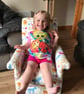 Children's Safari Animals Chair Kids Chair Prestigious Longleat Grey Fabric Lion - Image 6